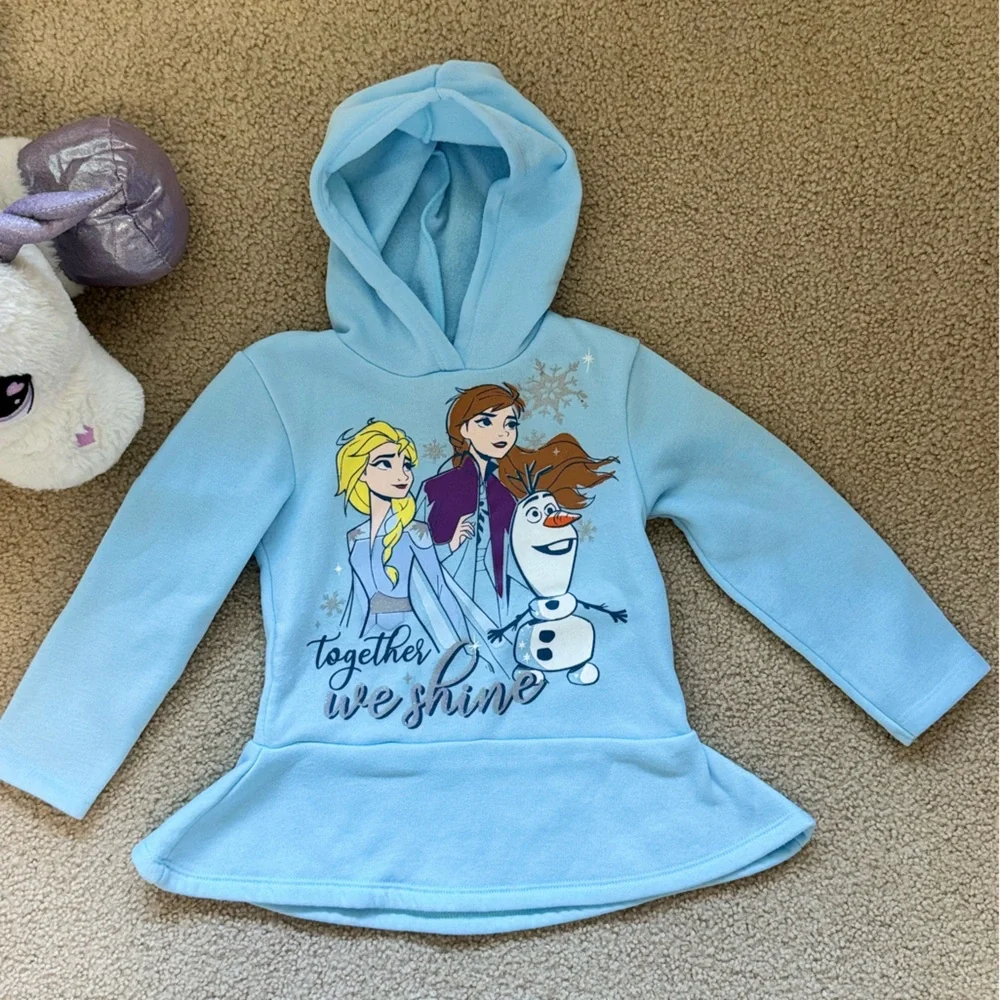 ❄️ Disney Frozen “Together We Shine” Hoodie (5T) ❄️ - Picture 1 of 5